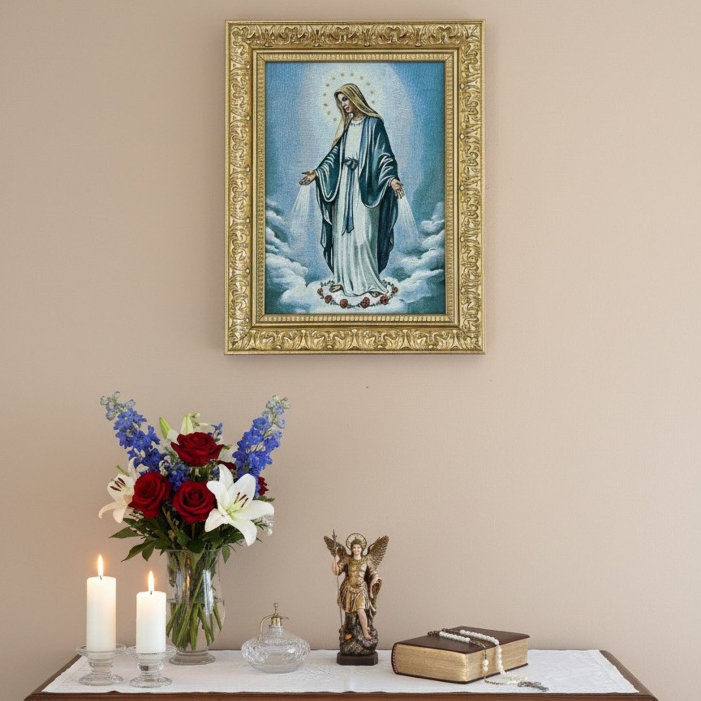 Cuadro Virgen Milagrosa (40 × 50 cm)