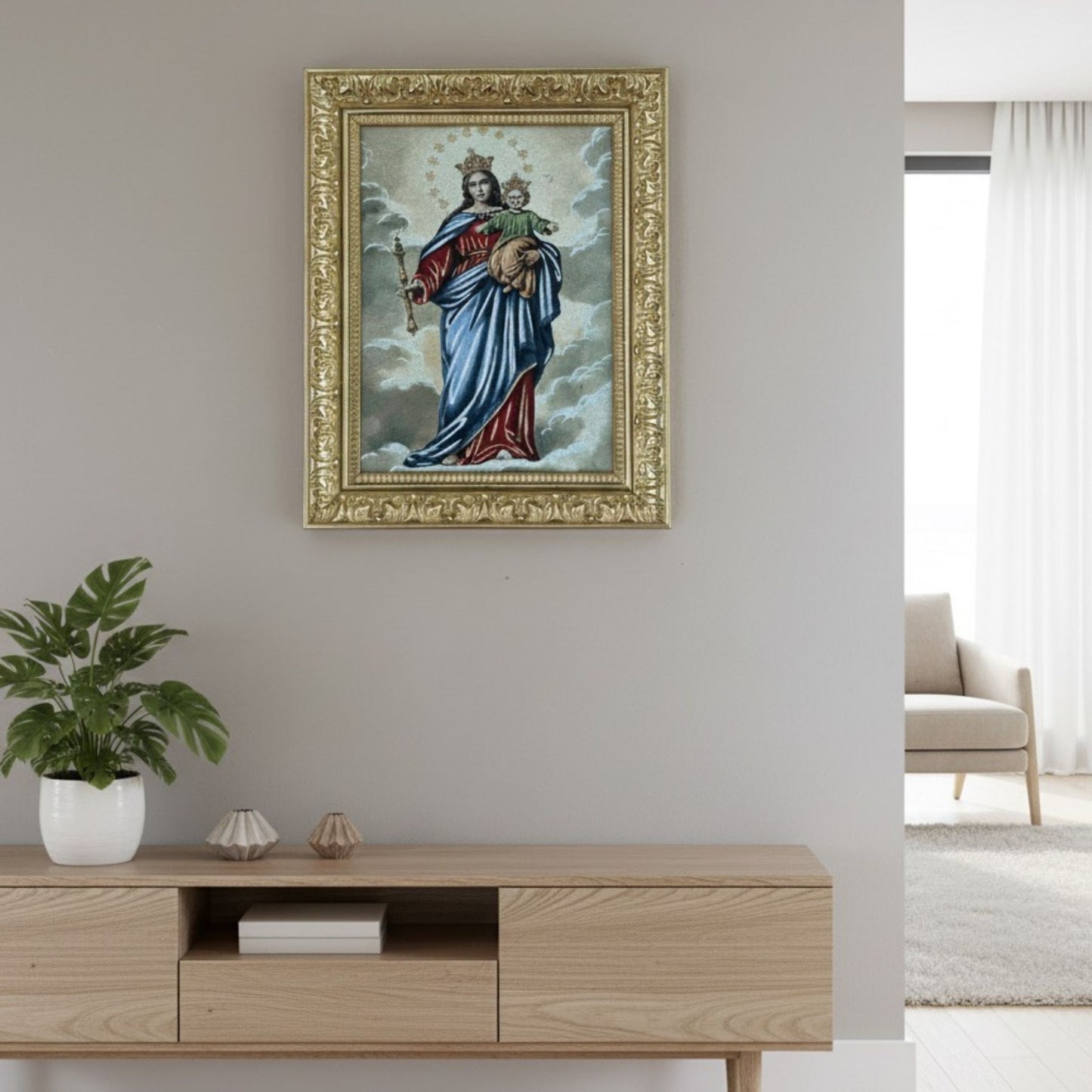 Cuadro Virgen María Auxiliadora (40 × 50 cm)