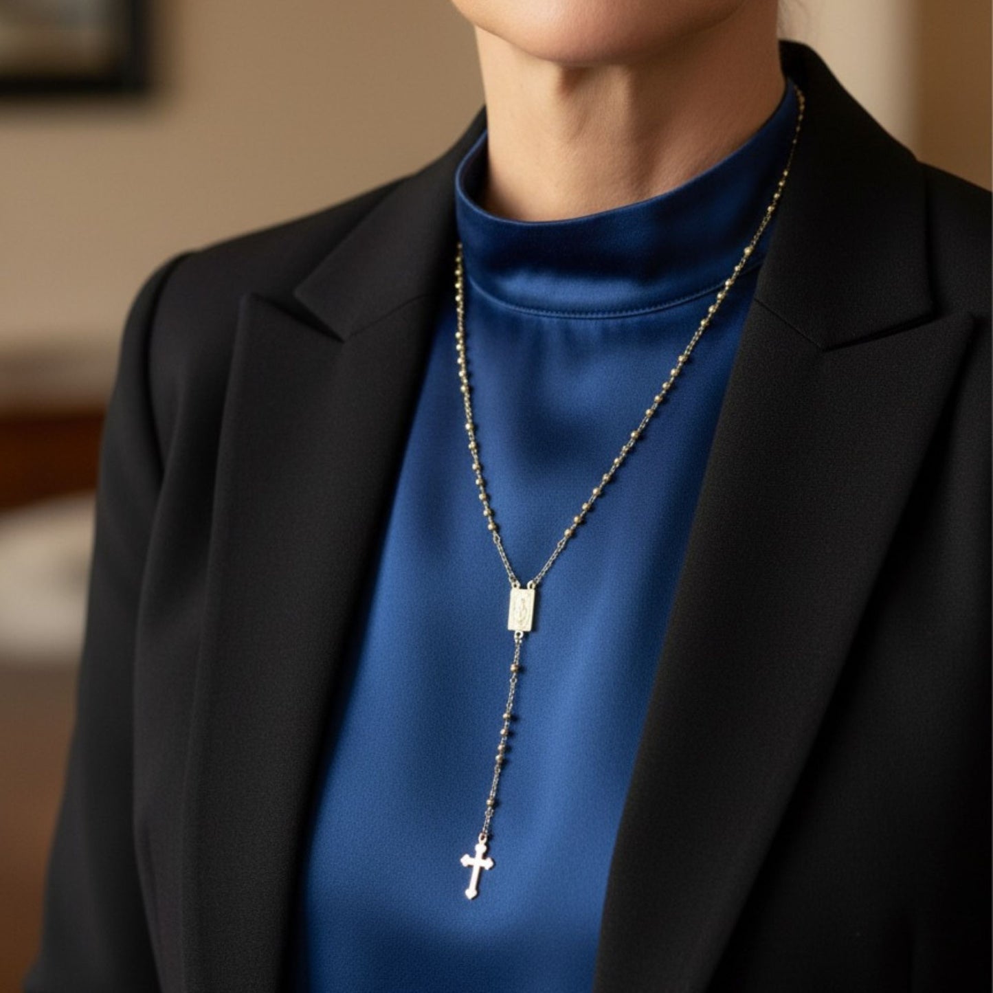 Rosario dorado Protección