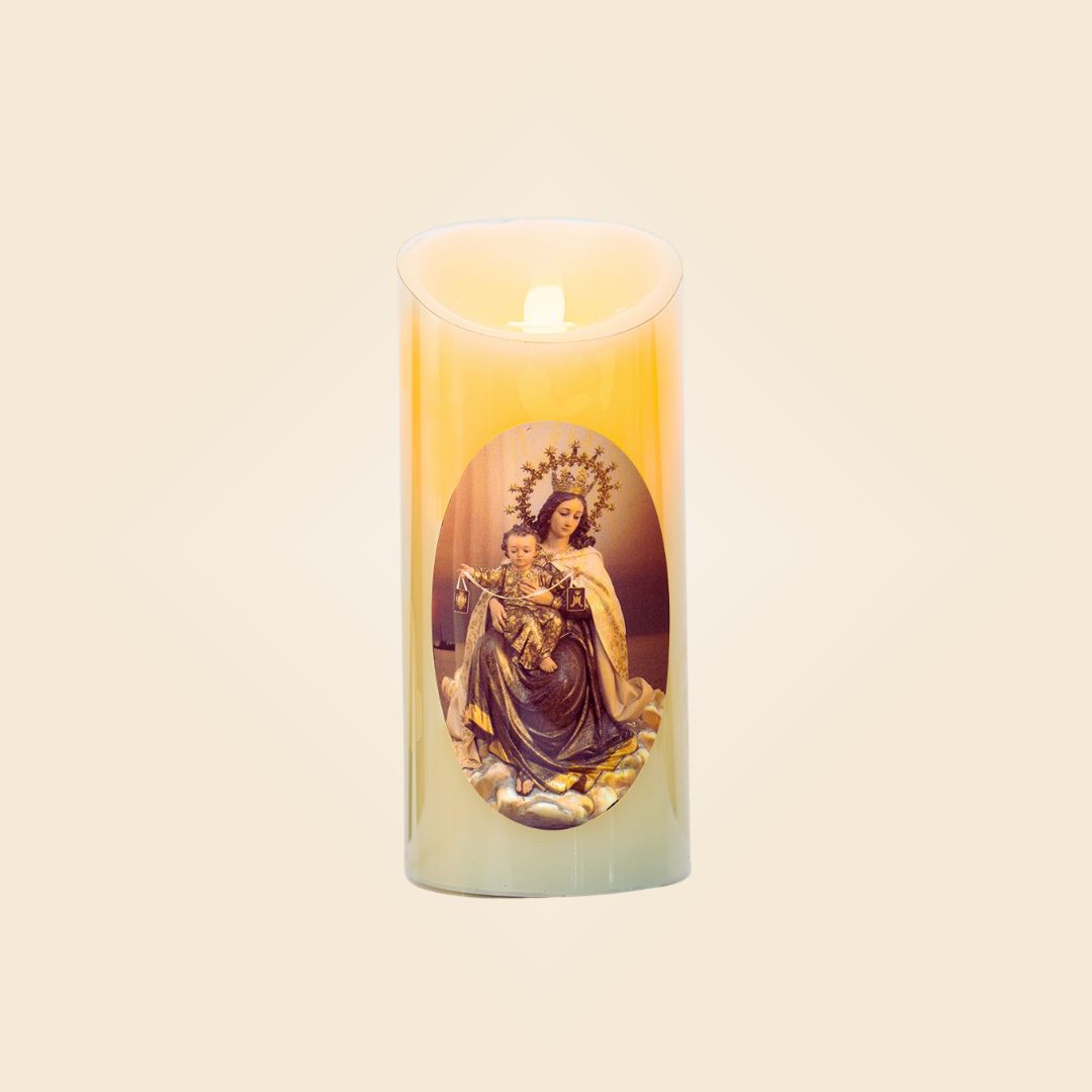 Lámparas en forma de velas