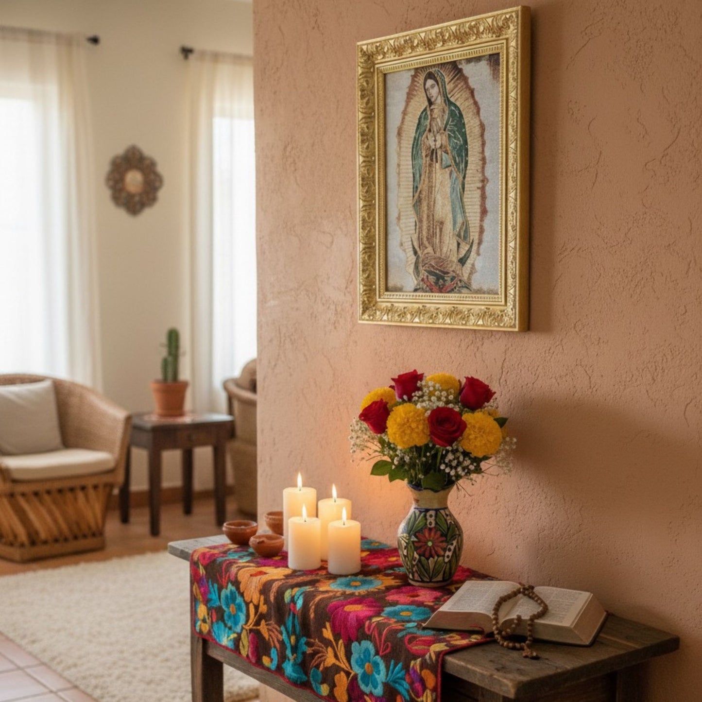 Cuadro Virgen de Guadalupe (40 × 50 cm)