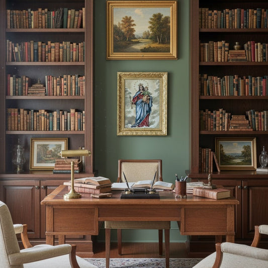 Cuadro Virgen María Auxiliadora (40 × 50 cm)