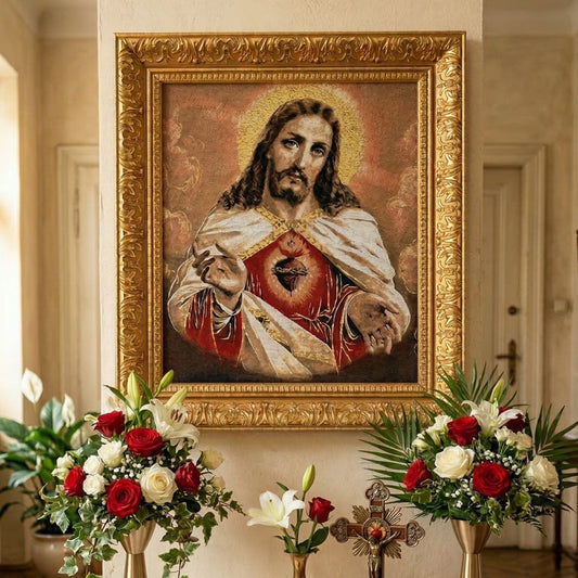 Cuadro Sagrado Corazón de Jesús (40 × 50 cm)