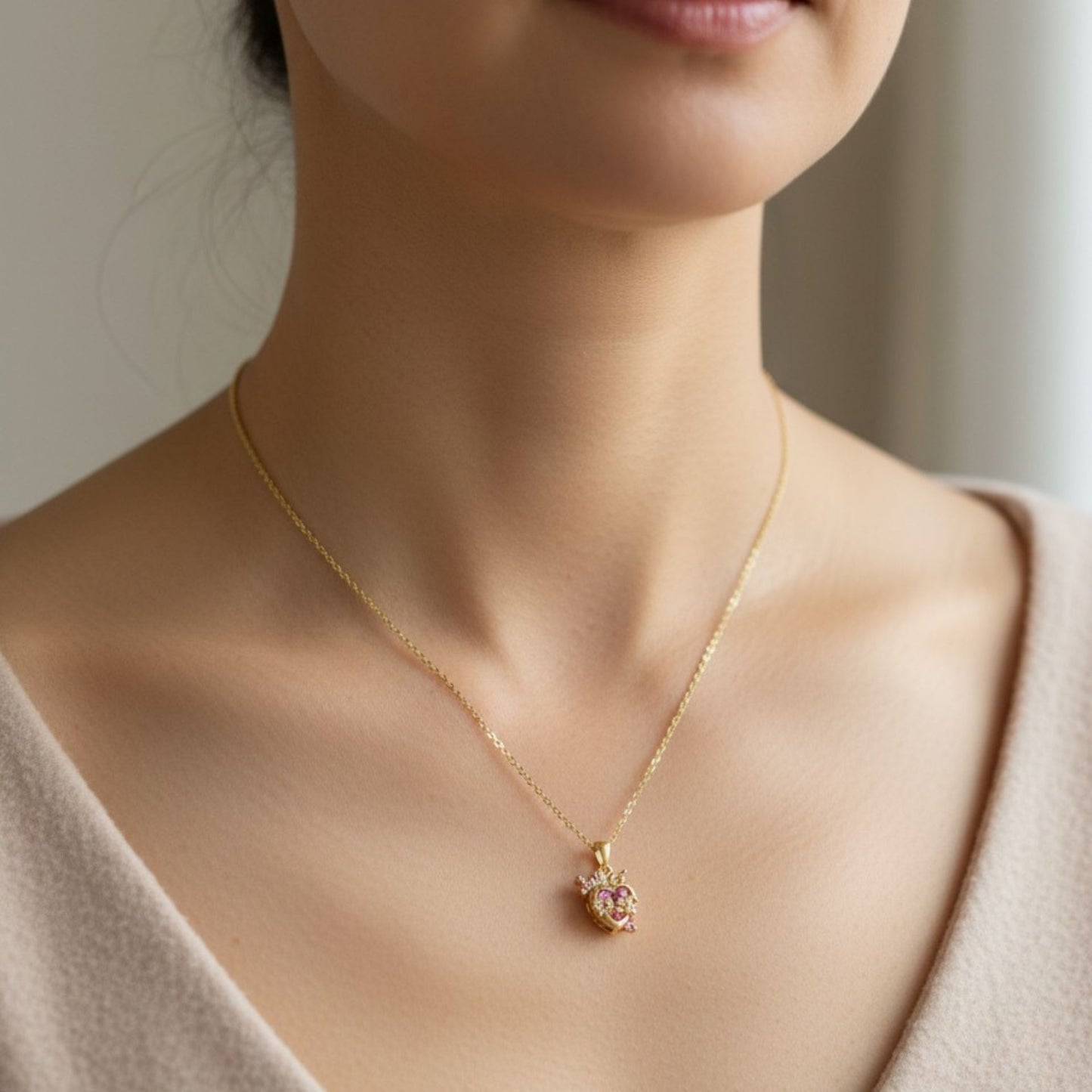 Collar corazón Fortaleza