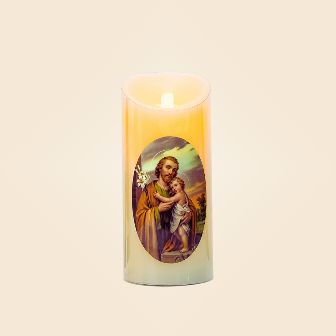 Lámparas en forma de velas