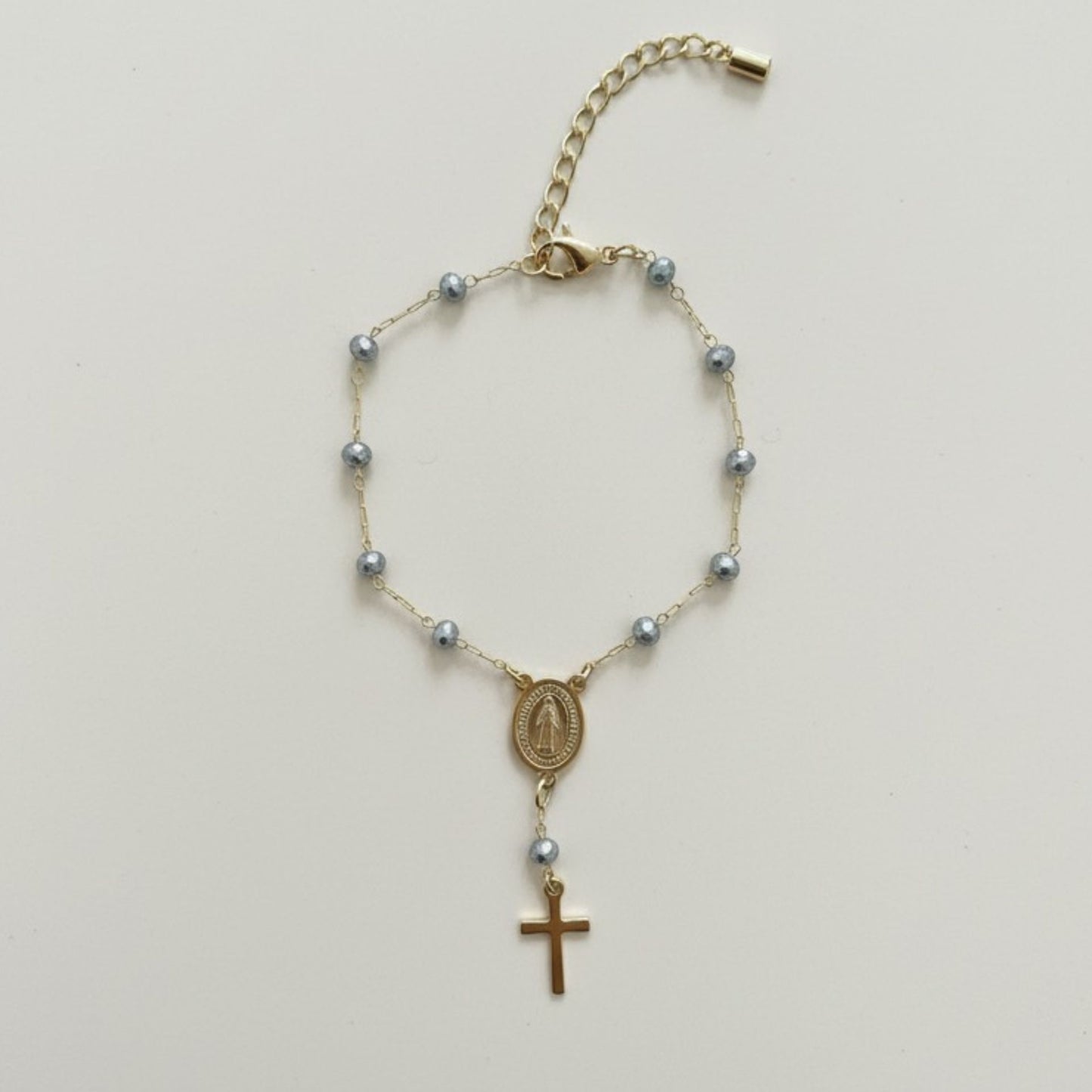 Pulsera camino de fe#color-gris